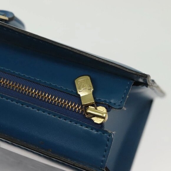 LOUIS VUITTON Epi Riviera Hand Bag Blue M48185 LV Auth 137894 - Picture 11 of 16